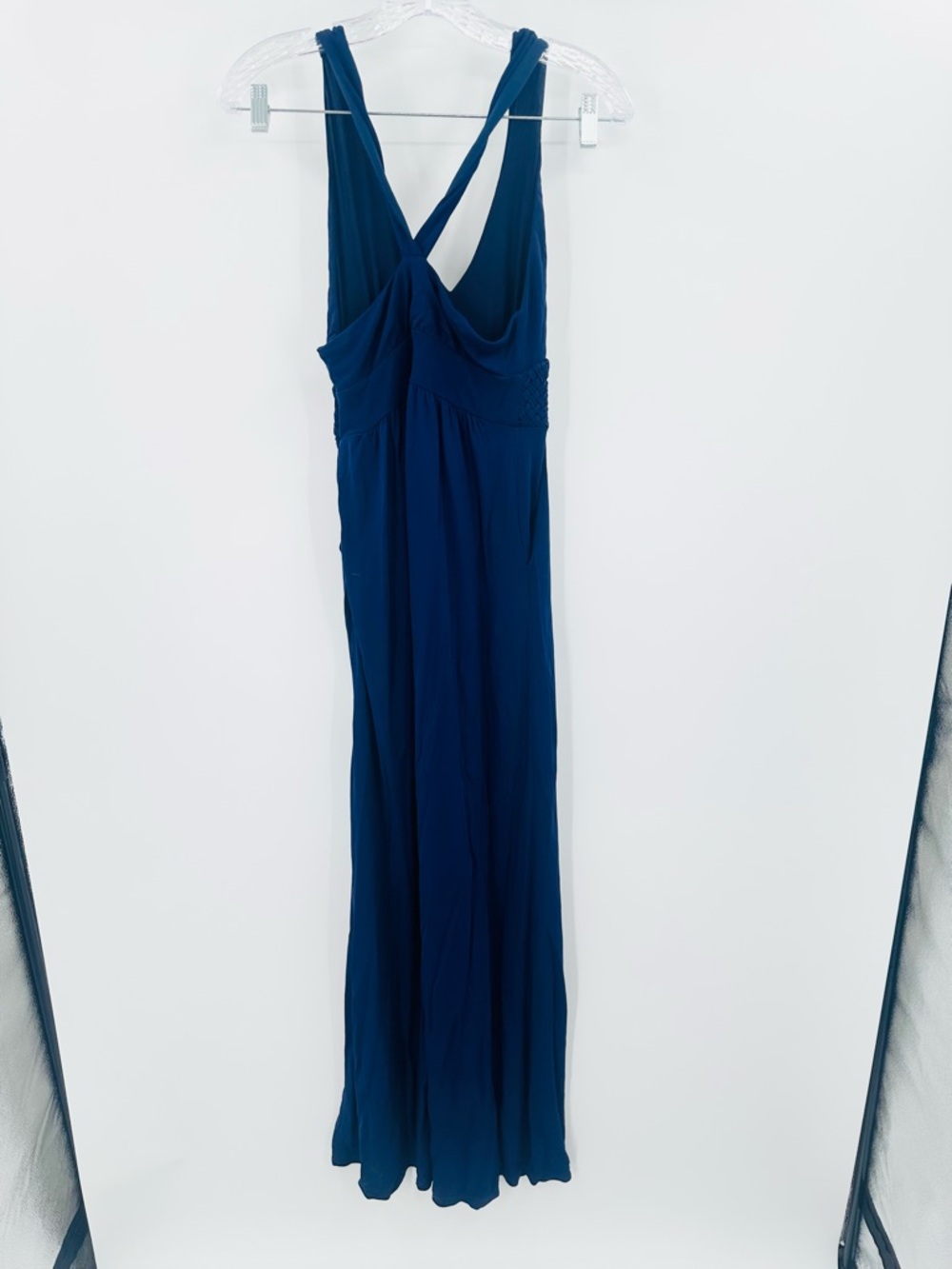 Anthropologie Maeve Navy Blue Yuma Sleeveless Maxi‎ Dress Women's Size 4 - Picture 3 of 5